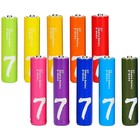 Батарейка алкалиновая Xiaomi ZMI Rainbow Zi7, AАA, LR03-10BOX, 1.5 В, 10 шт. - фото 3958470