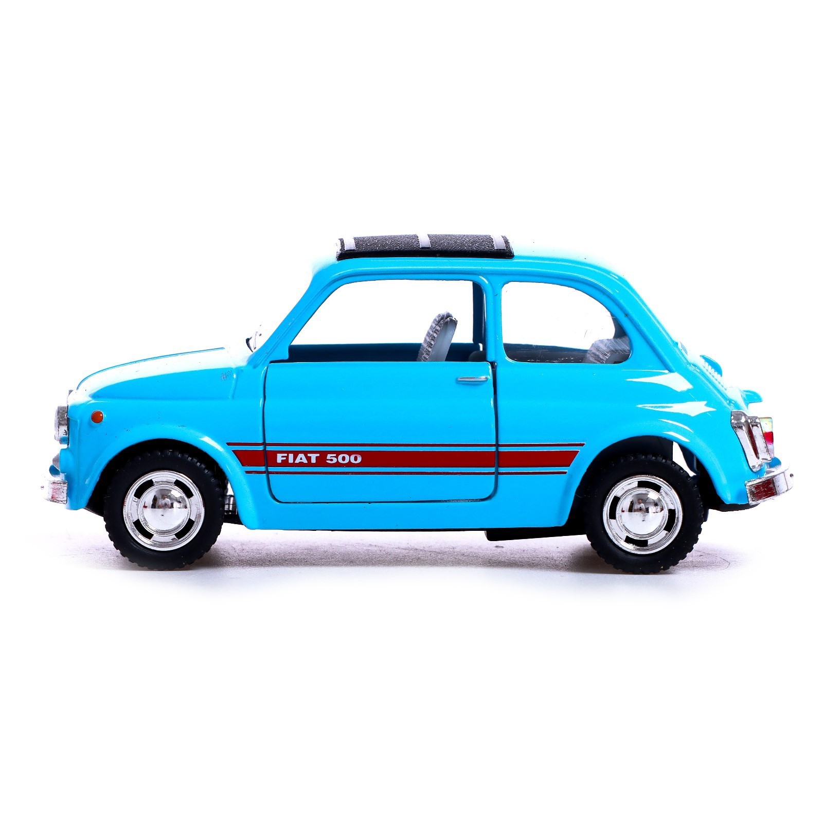 Машина металлическая Fiat 500, 1:24, открываются двери, инерция, цвет  голубой (7601410) - Купить по цене от 311.00 руб. | Интернет магазин  SIMA-LAND.RU