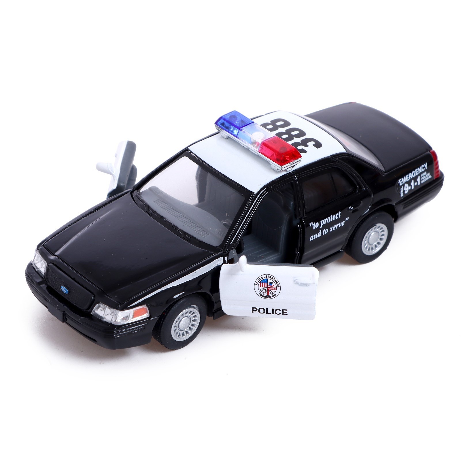 Машина металлическая Ford Crown Victoria Police, 1:42, открываются двери,  инерция (7601537) - Купить по цене от 294.00 руб. | Интернет магазин  SIMA-LAND.RU