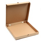 Коробка для пиццы, крафтовая, 40 х 40 х 4 см (комплект 10 шт) - фото 50052273