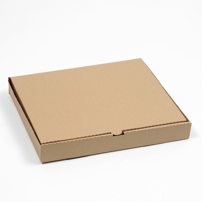 Коробка для пирога, крафтовая, 40 х 33 х 5,4 см - Фото 1