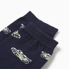 Носки мужские "Танки", цвет синий, размер 27 - Фото 2