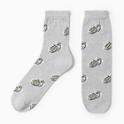 Носки мужские "Гранаты", цвет серый, размер 27 - фото 9525458