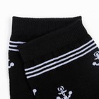 Носки мужские «Якорь», цвет чёрный, размер 29 - фото 34995232