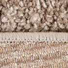 Ковер Шегги круглый 80х80 см, ПП 100%, джут - фото 24410851