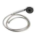 УЦЕНКА Cмеситель для ванны Accoona A7182F, двухвентильный, с душ. наб., силумин, черный/хром - Фото 4