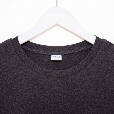 Футболка мужская MINAKU REGULAR FIT: антрацит, р-р 52