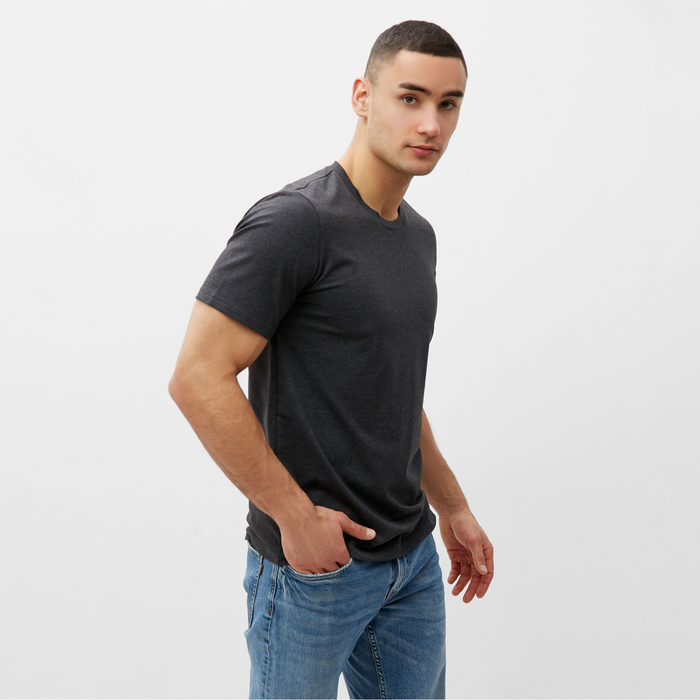 Футболка мужская MINAKU REGULAR FIT: антрацит, р-р 56 - Фото 1