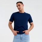 Футболка мужская MINAKU REGULAR FIT: цвет синий, р-р 50 - Фото 2