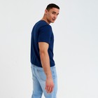 Футболка мужская MINAKU REGULAR FIT: синяя, р-р 54 - Фото 5