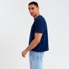 Футболка мужская MINAKU REGULAR FIT: цвет синий, р-р 48 - Фото 3