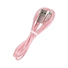 Кабель Hoco X2, USB - Lightning, 2.4A, 1 м, нейлон, розовое золото - Фото 4