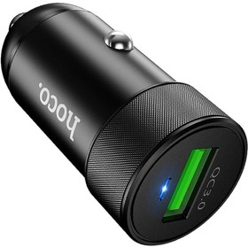 Автомобильное зарядное устройство Hoco Z32, 1хUSB, 3 А, QC3.0, чёрный 7636817