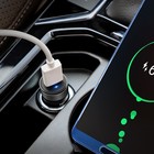 Автомобильное зарядное устройство Hoco Z32, 1хUSB, 3 А, QC3.0, чёрный 7636817 - фото 16340395
