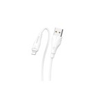 Кабель Borofone BX18, Lightning - USB, 2.4 А, 1 м, PVC оплётка, белый - фото 51454424 Кабель Borofone BX18, Lightning - USB, 2.4 А, 1 м, PVC оплётка, белый - фото 51454424