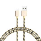 Кабель Borofone BX24, Lightning - USB, 2.4 А, 1 м, нейлоновая оплётка, золотистый - фото 51454427 Кабель Borofone BX24, Lightning - USB, 2.4 А, 1 м, нейлоновая оплётка, золотистый - фото 51454427