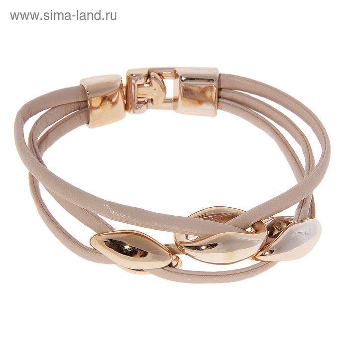 Браслет «Миндора», бесконечность, цвет бежевый - Фото 1