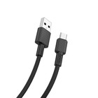 Кабель Hoco X29, USB - Micro-USB, 2А, 1 м, ПВХ, чёрный - Фото 1
