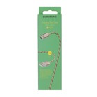 Кабель Borofone BX24, Type-C - USB, 3 А, 1 м, нейлоновая оплётка, золотистый - фото 51454437 Кабель Borofone BX24, Type-C - USB, 3 А, 1 м, нейлоновая оплётка, золотистый - фото 51454437