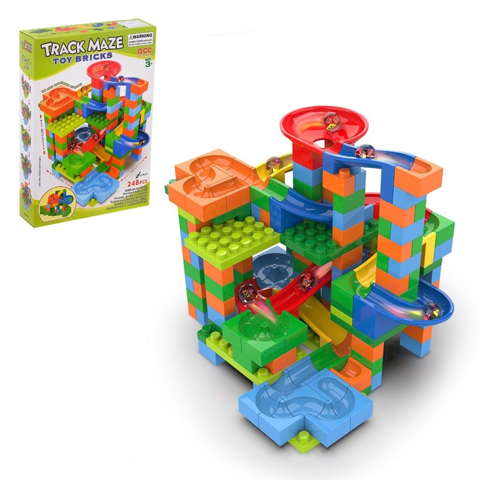 УЦЕНКА Конструктор блочный марблс «Турбошарики», 248 деталей - Фото 1