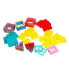 Конструктор магнитный «Цветные магниты», 55 деталей, уценка - Фото 3