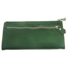 Кошелёк женский "Мари", 3 отдел, отдел для кредиток, 2 наружных кармана, цвет зелёный - Фото 2