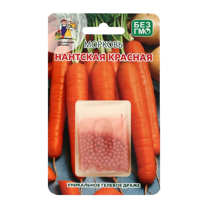Семена Морковь "Нантская Красная", 250 шт. - Фото 1