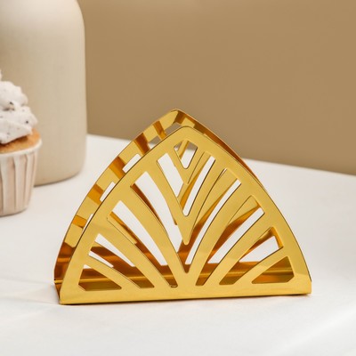 Салфетница Mercy, 13×9×3 см, золотистая