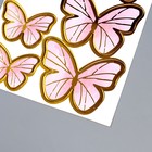 Набор для украшения торта «Бабочки» 10 шт., цвет розовый - Фото 7