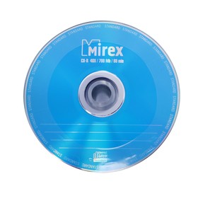 Диск CD-R Mirex Standard 50, 48x, 700 Мб, шт (комплект 50 шт)