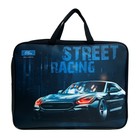 Папка с ручками текстиль А4 Calligrata 350 х 270 х 70 мм "Тачка" - фото 120921184