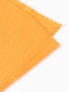 Плед флисовый «Экономь и Я», 150×180 см, 160 г/м², оранжевый - Фото 5