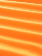 Плед флисовый «Экономь и Я», 150×200 см, 160 г/м², оранжевый - Фото 4