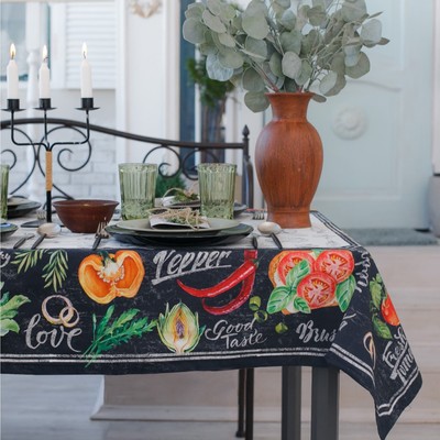 Скатерть «Этель» Delicious Fresh, 149×220 см, 100% хлопок, саржа 190 г/м²