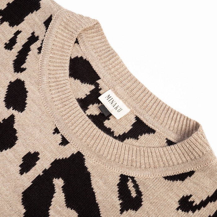 Джемпер женский MINAKU Leo цвет бежевый, р-р 44 52500