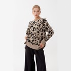 Джемпер женский MINAKU Leo цвет бежевый, р-р 48 - фото 54726383