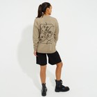 Кардиган на пуговицах женский MINAKU, бежевый, размер 48 - Фото 4