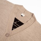 Кардиган на пуговицах женский MINAKU, бежевый, размер 48 - Фото 9