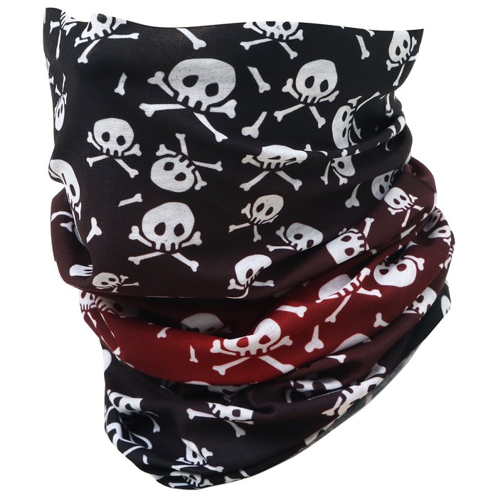 Труба-маска RAY, принт «Череп» - Фото 1