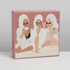 Коробка подарочная складная, упаковка, Girl, 26 х 26 х 8 см - фото 54726392