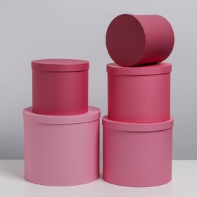 Набор  коробок  5 в 1 «Розовый», 13 × 13,5‒19.5 × 23 см