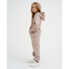 Костюм детский с начёсом (толстовка, брюки) KAFTAN "Basic line" р.28 (86-92), бежевый 7425127 - фото 9527348