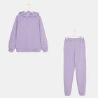 Костюм женский (толстовка, брюки) MIST, размер 44-46, лиловый  (артикул 7358255)  большой выбор товаров оптом и в розницу по низким ценам с доставкой