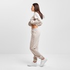 Костюм женский (толстовка и брюки) MIST, р. 44-46, бежевый - Фото 2