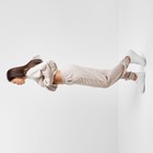 Костюм женский (толстовка, брюки) MIST, размер 52-54, бежевый  (артикул 7358265)  большой выбор товаров оптом и в розницу по низким ценам с доставкой