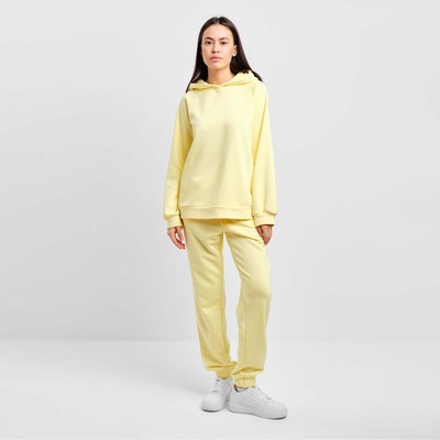Костюм женский (толстовка, брюки) MIST, размер 44-46, жёлтый