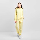 Костюм женский (толстовка, брюки) MIST, размер 48-50, жёлтый  (артикул 7358268)  большой выбор товаров оптом и в розницу по низким ценам с доставкой