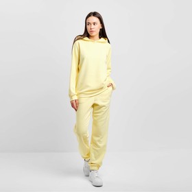 Костюм женский (толстовка, брюки) MIST, размер 48-50, жёлтый  (артикул 7358268)  большой выбор товаров оптом и в розницу по низким ценам с доставкой