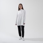 Рубашка SL, косая планка, 46-48, белый - фото 24448285