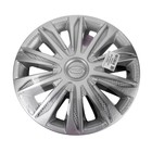 Колпаки колесные R14 "PROFI", серебристый карбон, комплект 4 шт - фото 9462732